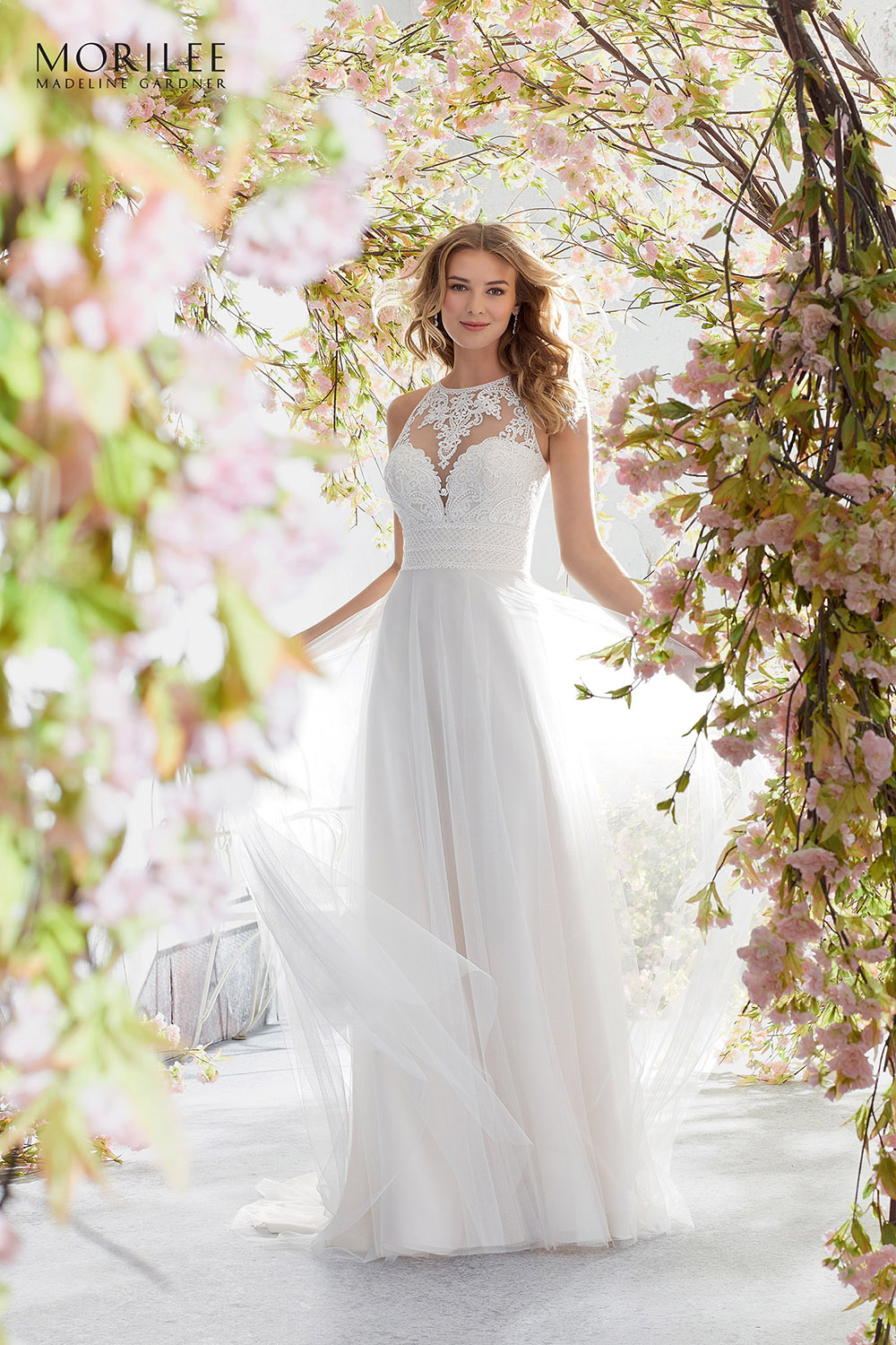 Abito Da Sposa Viola Con Spalla Scoperta, Lungo Strascico - Foto 9