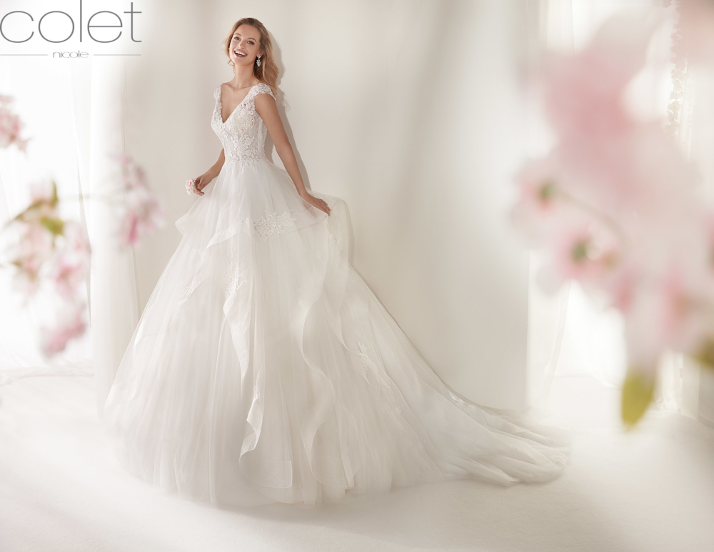 05 - Nicole Colet: collezione 2019 abiti e vestiti da sposa | Abiti Sposa e  Sposo Collezione 2022 - Atelier Vestiti Nuziali per Vicenza, Verona,  Padova, Rovigo, Treviso(Veneto) e Trento(Trentino Alto Adige).