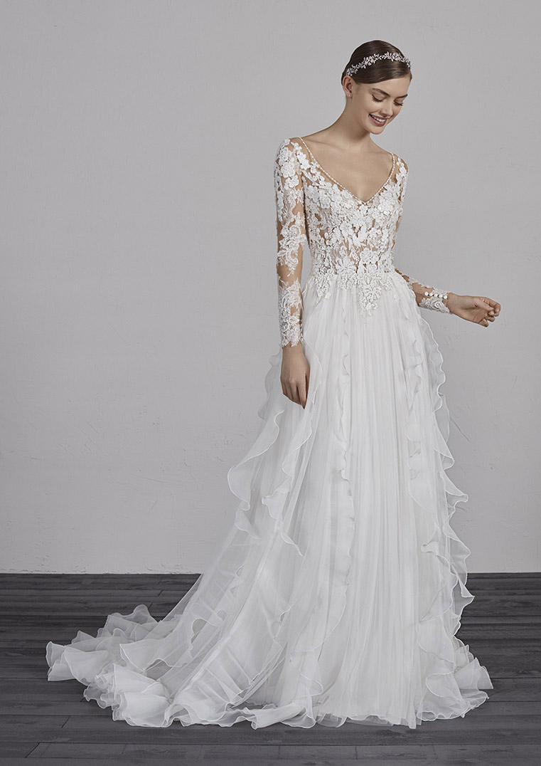 01 - Pronovias: collezione 2019 abiti e vestiti da sposa | Abiti Sposa e  Sposo Collezione 2022 - Atelier Vestiti Nuziali per Vicenza, Verona,  Padova, Rovigo, Treviso(Veneto) e Trento(Trentino Alto Adige).