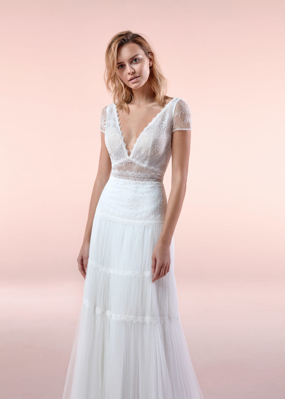 Mariages: abito da sposa Boho Chic Nicole 2020 a Vicenza, Verona, Padova, Veneto BCA20121