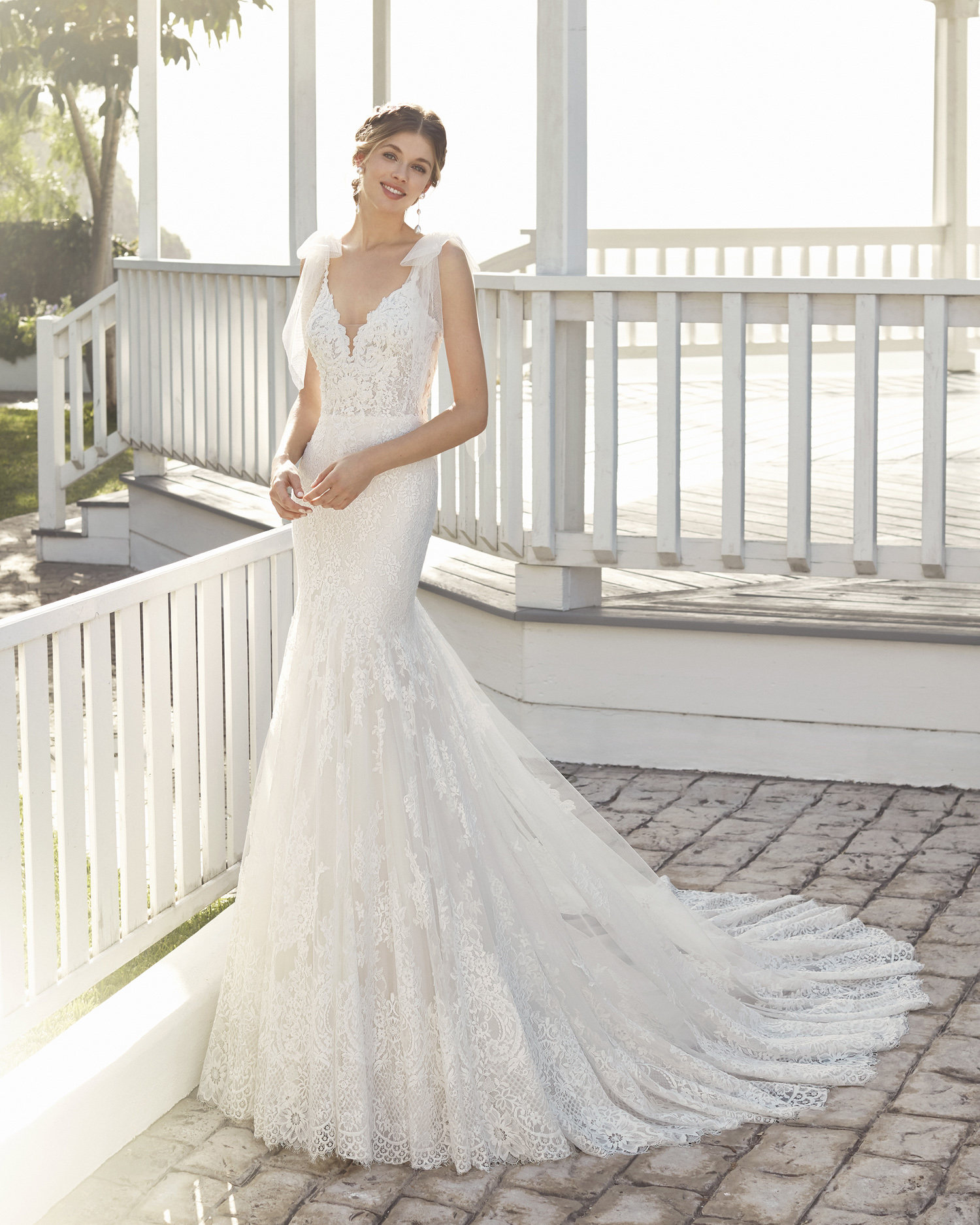 vestito da sposa rosa