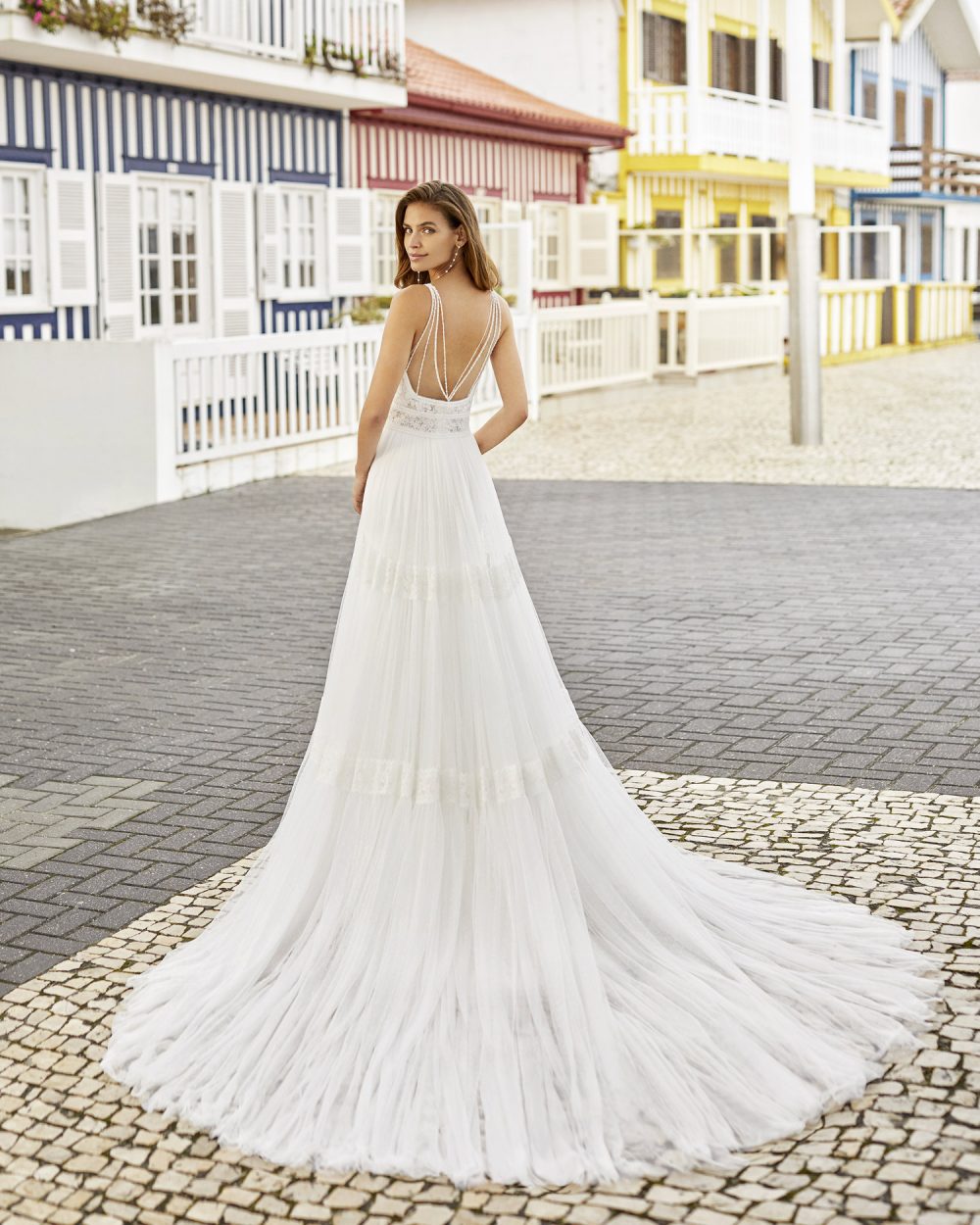 Mariages: abito da sposa Rosa Clarà 2021 a Vicenza, Verona, Padova, Veneto 5K116 HASSEL
