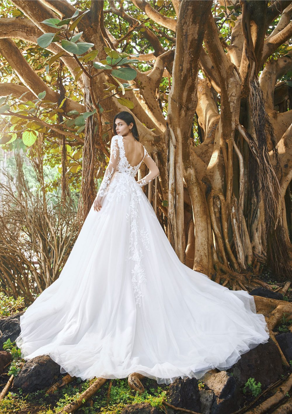 Pronovias 2022 abito vestito sposa Vicenza MAROON