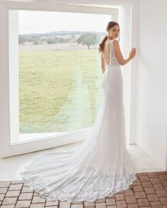 Rosa Clarà 2022 abito vestito sposa Vicenza AURORA