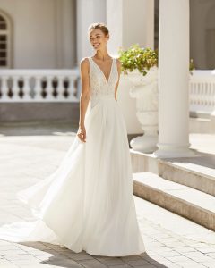 Rosa Clarà 2022 abito vestito sposa Vicenza SAIGON