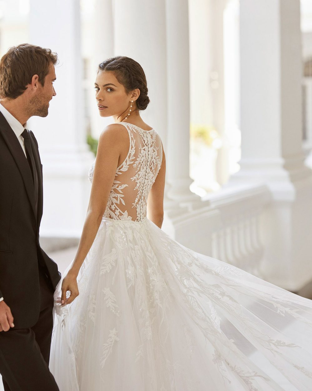 Rosa Clarà 2022 abito vestito sposa Vicenza SIMONET