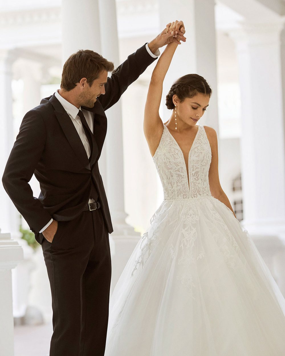 Rosa Clarà 2022 abito vestito sposa Vicenza SIMONET